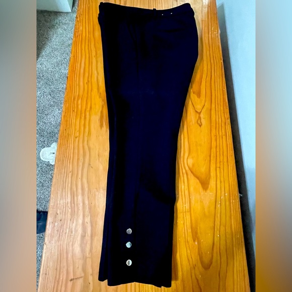 Ann Taylor stretch black slim fit pants - Picture 1 of 3